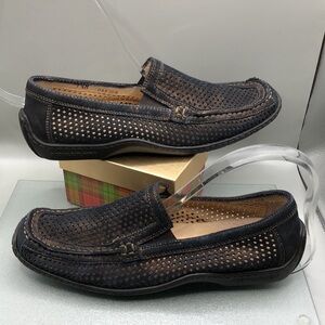 Donald J. Pliner Cesya Driving Sport Loafers Perforated Leather 7.5